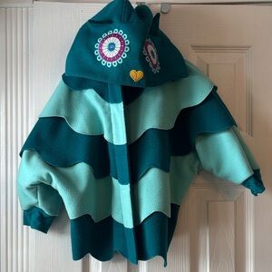 Cat & Jack Teal and Aqua Owl Jacket